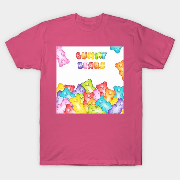 Gummy bears T-Shirt by minnieme